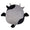 12-Inch Bridgette the Grey and Black Cow Bat - 4