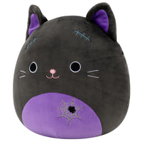Autumn the Black Cat with Purple Belly - 1