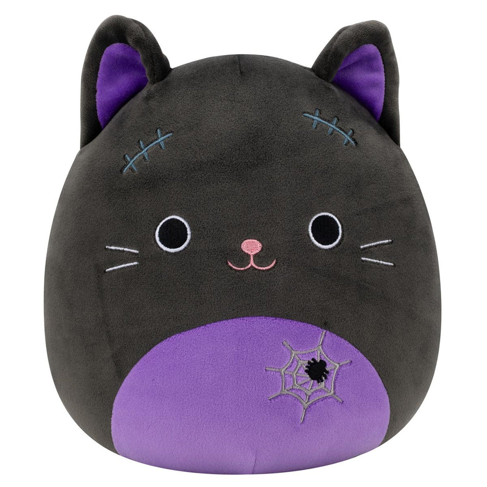 Autumn the Black Cat with Purple Belly - 1