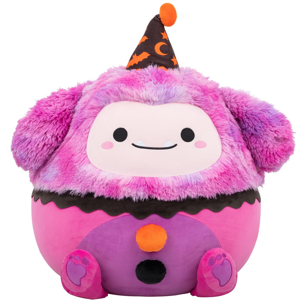 20-Inch Woxie the Magenta Bigfoot in Clown Costume - 1