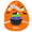 12-Inch Kurt the Black Cupcake With Green and Purple Frosting - 5