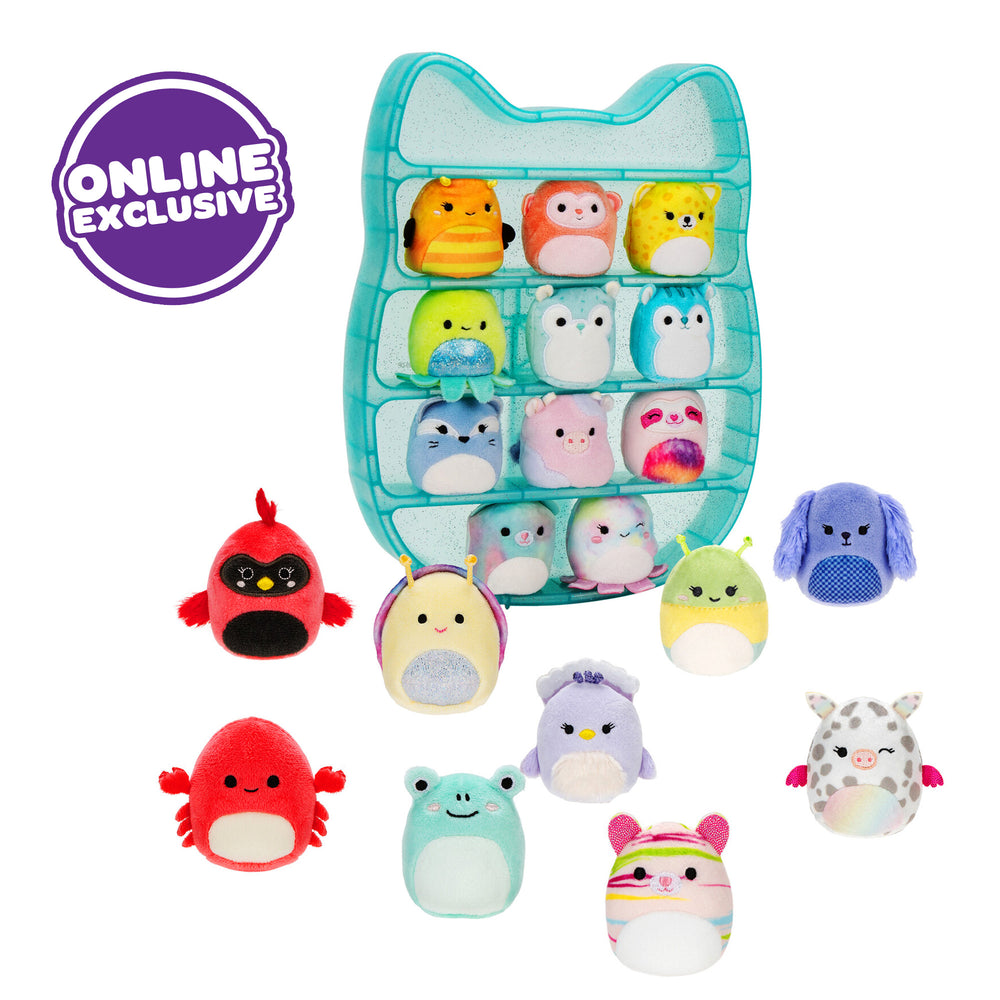 Squishville Play &amp; Display Storage with 20 Squishmallows (4 Rare) - 1