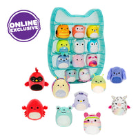 Squishville Play & Display Storage with 20 Squishmallows (4 Rare) - 0