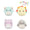 Micromallows 4-Pack - Gordon Shark, Tex Taco, Tabitha Cat, Irina Axolotl - 1