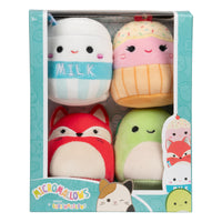 Micromallows 4-Pack - Fifi Fox, Henry Turtle, Melly Milk Carton, Clara Cupcake - 1