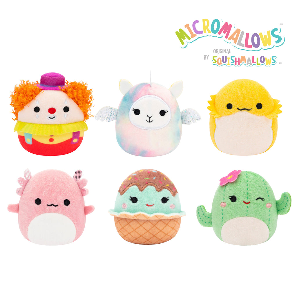 Jazwares Squishmallows Original Micromallows 8-Pack 2.5" Plush Set