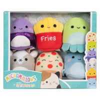 Micromallows 6-Pack – Axel Beetle, Lune Loch Ness Monster, Floyd French Fries, Orphie Octopus, Pep Pizza, Walker Goat - 1