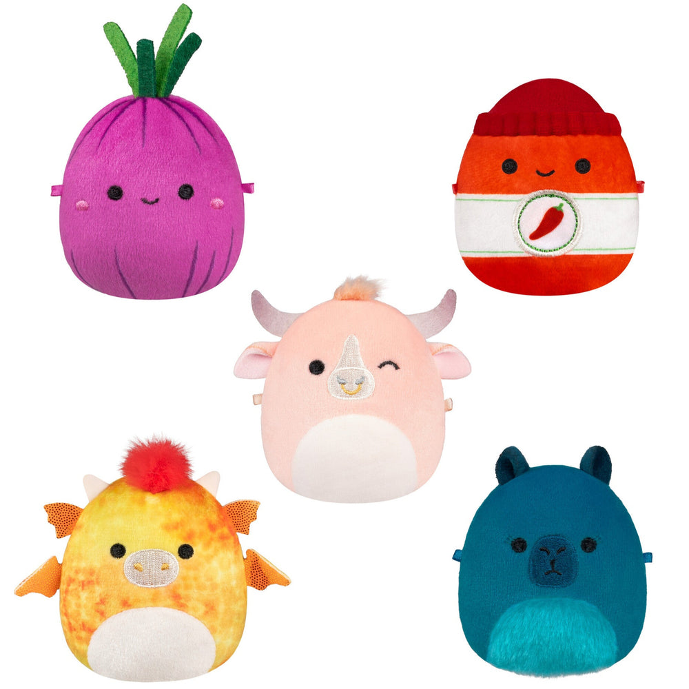 Micromallows 5-Pack - Howland Bull, Dieric Dragon, Azizbek Onion, Cyril Capybara, Illia Sriracha - 1