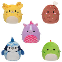 Micromallows 5-Pack - Seanster Stegosaurus, Quayn Hippocampus, Amelia Cheese Mouse, Missy Me Drumstick, Babs Blue Jay - 0