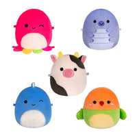 Micromallows 5-Pack - Tew Water Bear, Connor Cow, Plath Love Bird, Brody Dinosaur, Lasla Octopus - 0
