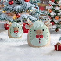 Squishmallows Iver the Holiday Cookie Highland Cow Bundle - 1