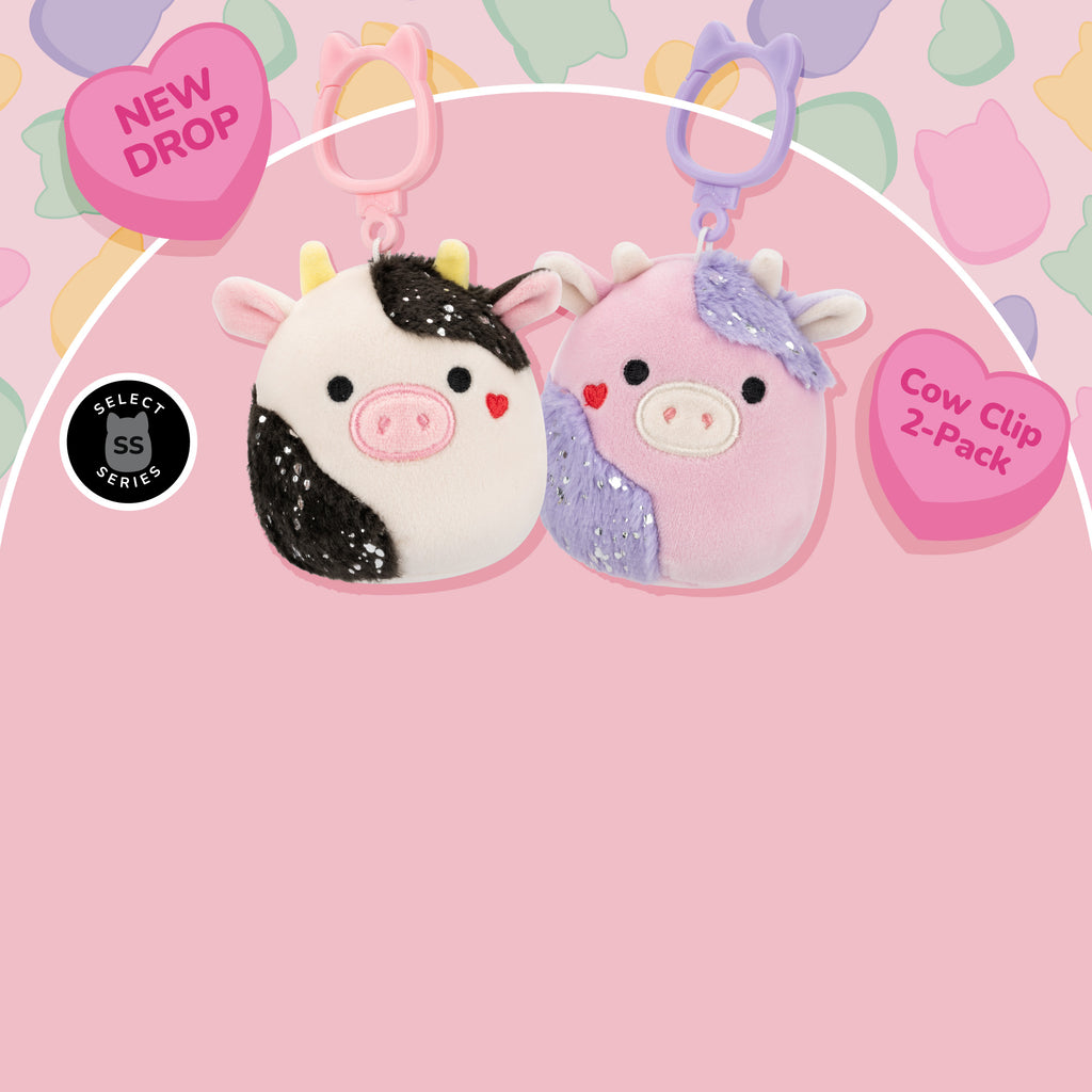 2-Pack Valentine’s Day Cow Clips