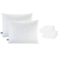 SquishPillow Bed Pillow and Pillowcase 2-Pack - 0