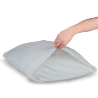 “Solid Slumber” Light Grey SquishPillow Pillowcase (Standard Size) - 2