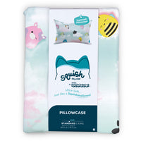 “On Cloud 9” Blue SquishPillow Pillowcase (Standard Size) - 1