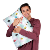 “On Cloud 9” Blue SquishPillow Pillowcase (Standard Size) - 0