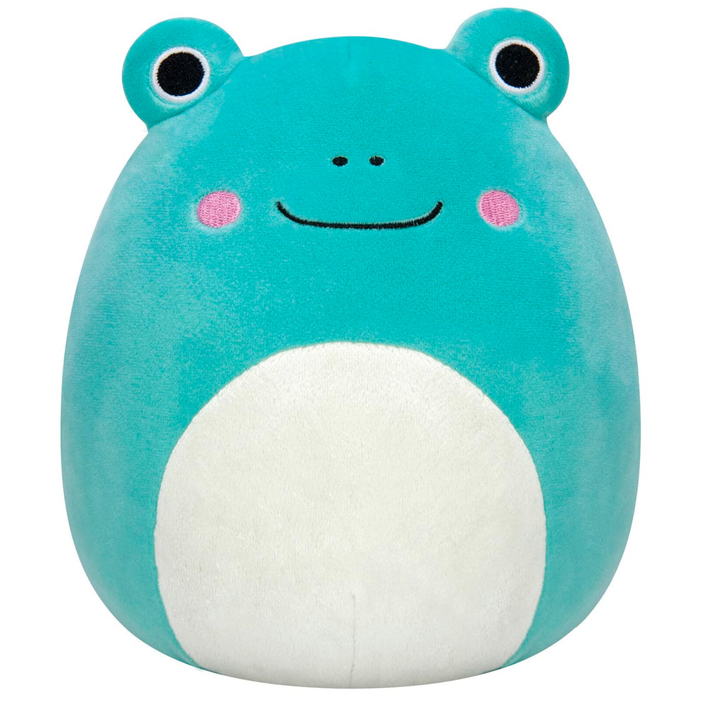 12-Inch Ludwig the Teal Frog with Mint Green Belly - 1