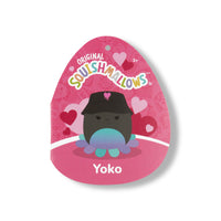 8-Inch Yoko the Charcoal Grey Octopus with Bucket Hat - 4