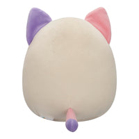 8-Inch Nell the Pink And Purple Calico Cat - 3