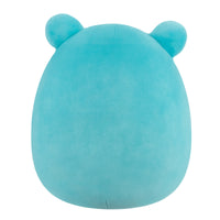 12-Inch Ludwig the Teal Frog Holding Rose - 3