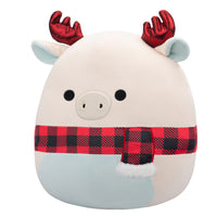 16-Inch Matthew the White Moose with Glitter Antlers - 1