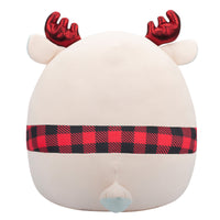 16-Inch Matthew the White Moose with Glitter Antlers - 3