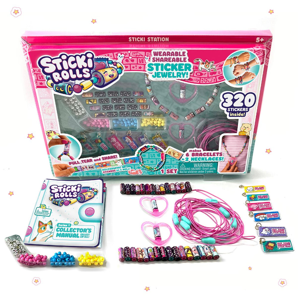 Sticki Rolls Sticki Station - Ultimate DIY Sticker Jewelry Kit - 1