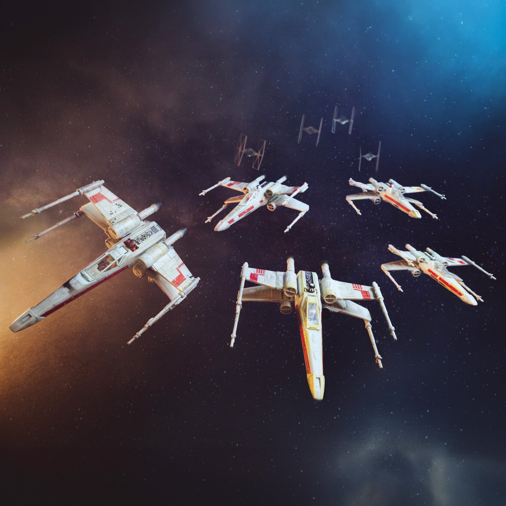 Bandai: Star Wars Red Squadron X-Wing Starfighters 1/72 1/144
