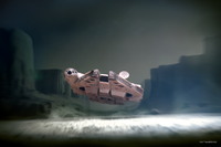 STAR WARS Micro Galaxy Squadron Millennium Falcon - 3