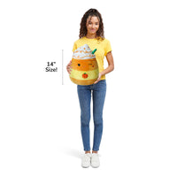 14-Inch Delindy the Orange Pumpkin Spice Latte - 4