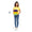 12-Inch Enid the Neon Yellow Mushroom - 5