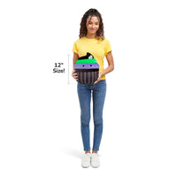 12-Inch Kurt the Black Cupcake With Green and Purple Frosting - 6