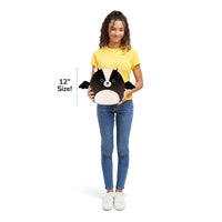 12-Inch Skyler the Black and White Skunk Bat - 6
