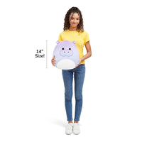 14-Inch Benedict the Purple Gradient Hippo with Sparkly Ears - 6