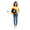 14-Inch Jefferson the Black and Orange Cow - 7