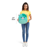 14-Inch Seamus the Green Cow with Fuzzy Belly - 6
