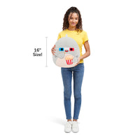 16-Inch Gordon the Grey Shark with 3D Glasses and Popcorn - 6