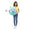 20-Inch Svetlana the Teal Caticorn Mermaid - 7