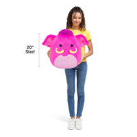 20-Inch Vivi the Bright Hot Pink Woolly Mammoth - 6