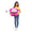 20-Inch Woxie the Magenta Bigfoot in Clown Costume - 7