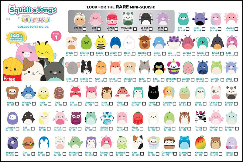 Squish-a-longs Collector's Guide