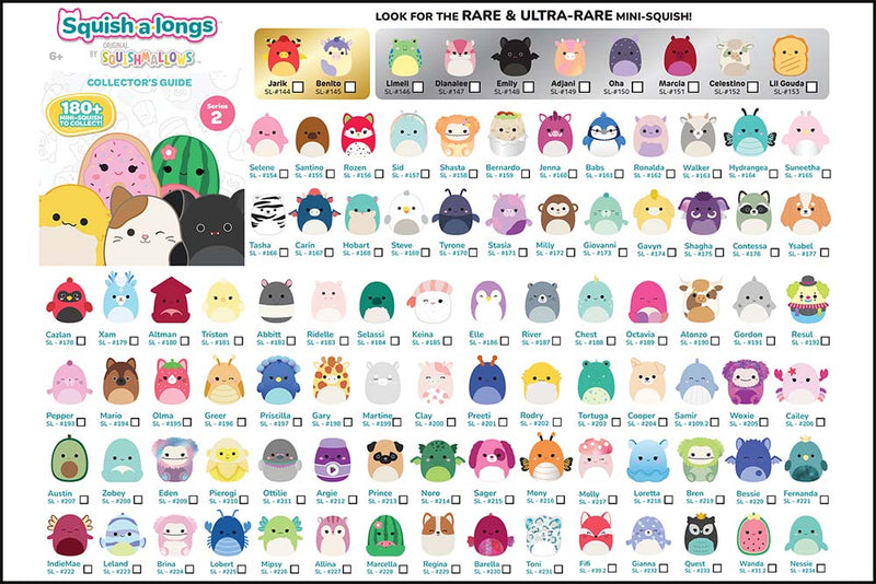 Squish-a-longs Collector's Guide