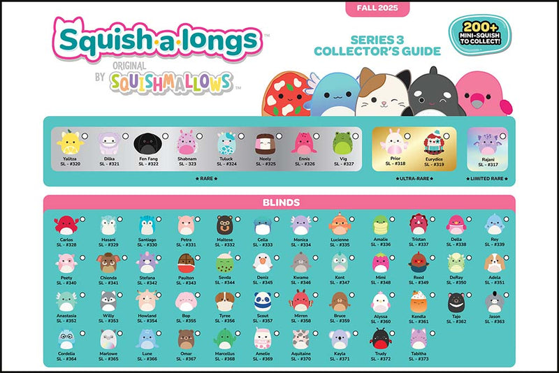 Squish-a-longs Collector's Guide