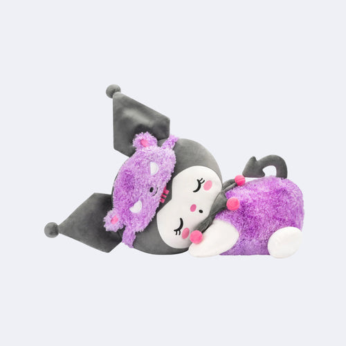 Hello Kitty and Friends 18-Inch Sleeping Plush - Kuromi Image