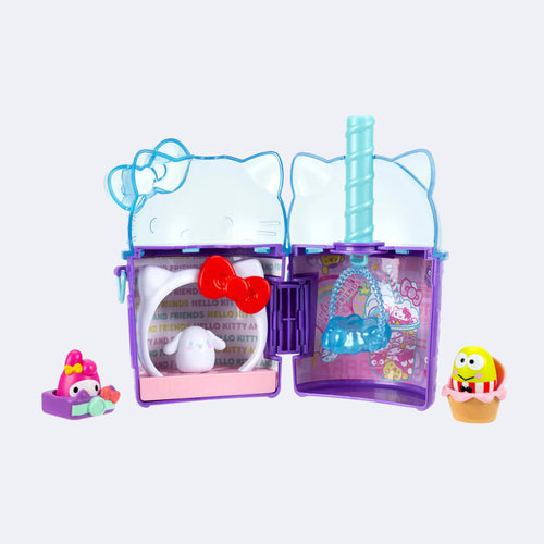 Squish-a-longs Hello Kitty and Friends Hello Kitty Boba Playset Image