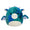 14-Inch Dominic the Blue Textured Dragon - 1
