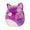 14-Inch Caeli the Purple Tie-Dye Tabby Cat - 2