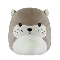 14-Inch Rie Light Brown Otter with Fuzzy Ears - 0