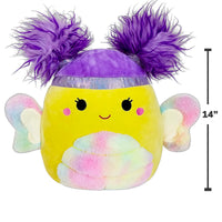 14-Inch Squish-Doos Posey the Yellow Butterfly - 4