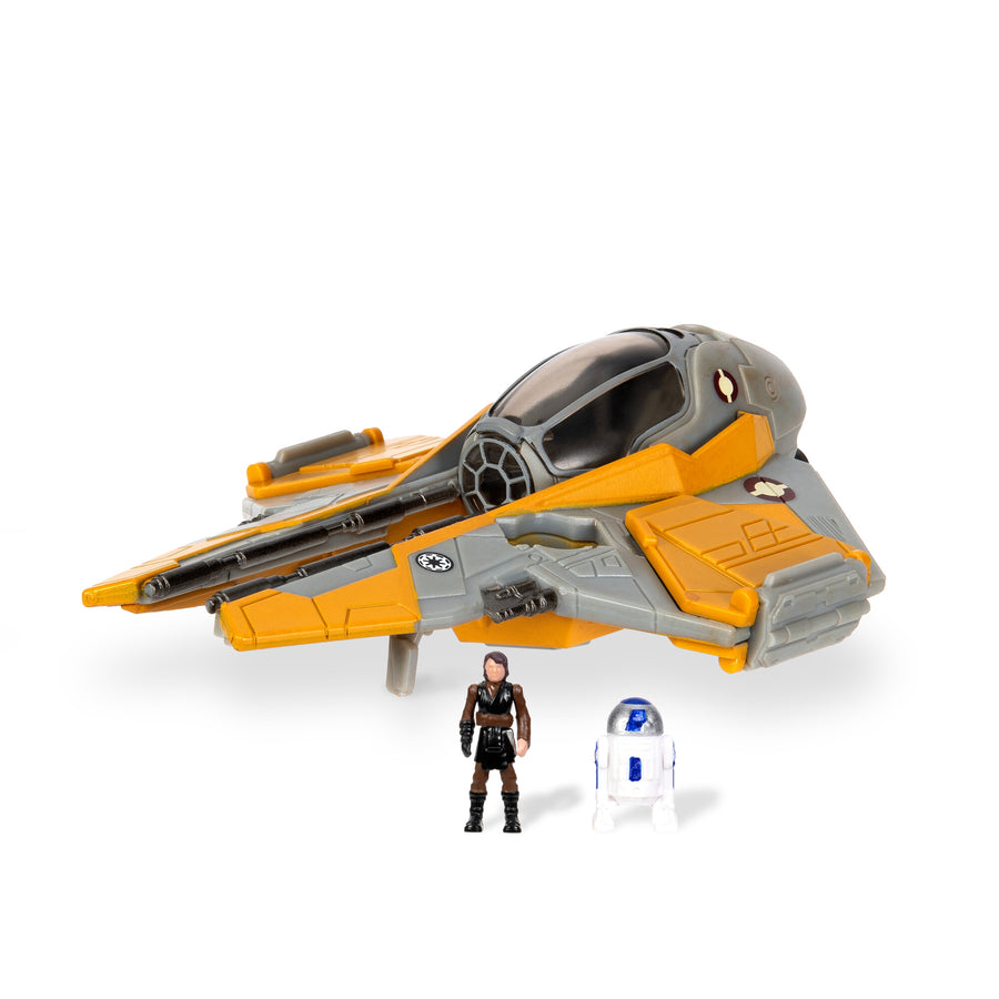 STAR WARS Micro Galaxy – Nave Di Jango Fett Deluxe (20cm) Con Figura